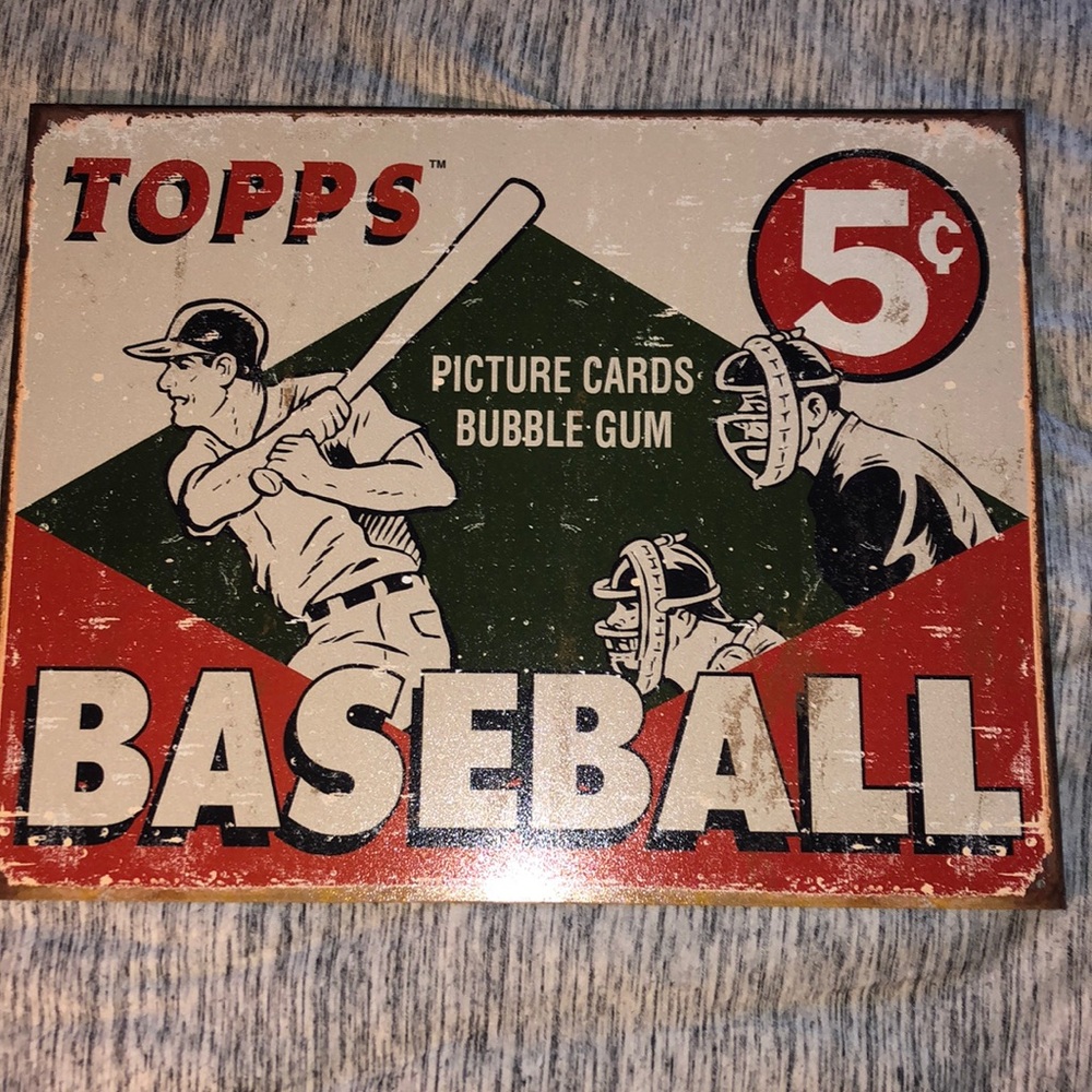 Really cool, vintage baseball sign